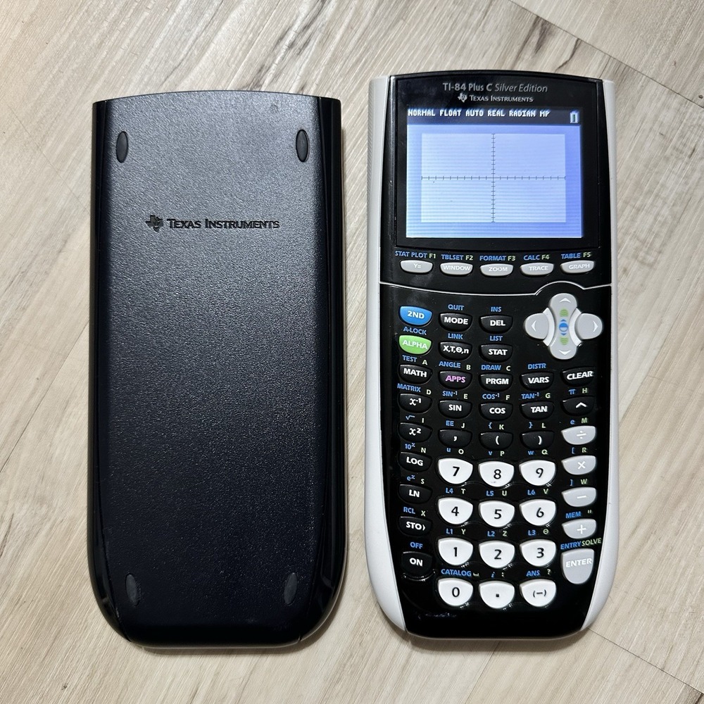 TEXAS INSTRUMENTS TI-84 Plus C SILVER EDITION Graphing Calculator - Black